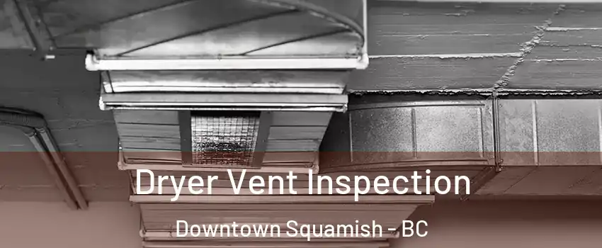  Dryer Vent Inspection Downtown Squamish - BC