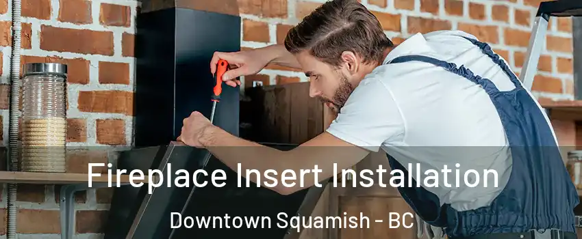  Fireplace Insert Installation Downtown Squamish - BC