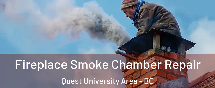  Fireplace Smoke Chamber Repair Quest University Area - BC