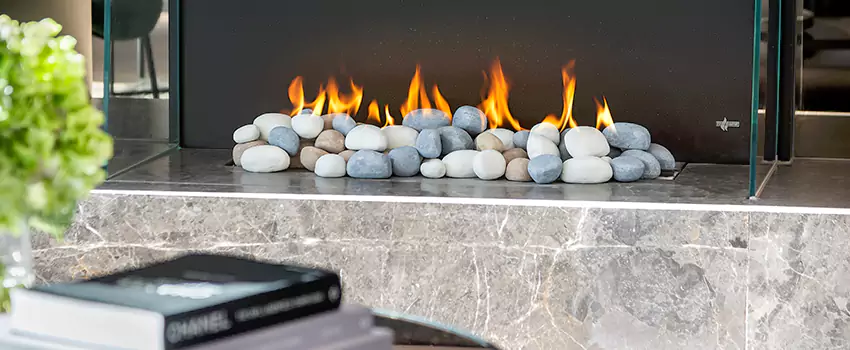 Double-Height Fireplace Design Refurbishment in Squamish, British Columbia