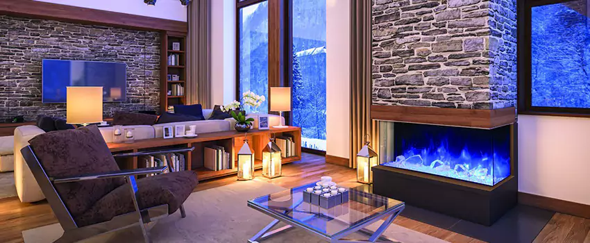 Dynamic Flame Color Fireplace Installation in Squamish, BC
