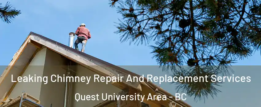  Leaking Chimney Repair And Replacement Services Quest University Area - BC