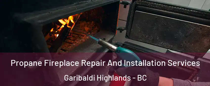 Propane Fireplace Repair And Installation Services Garibaldi Highlands - BC